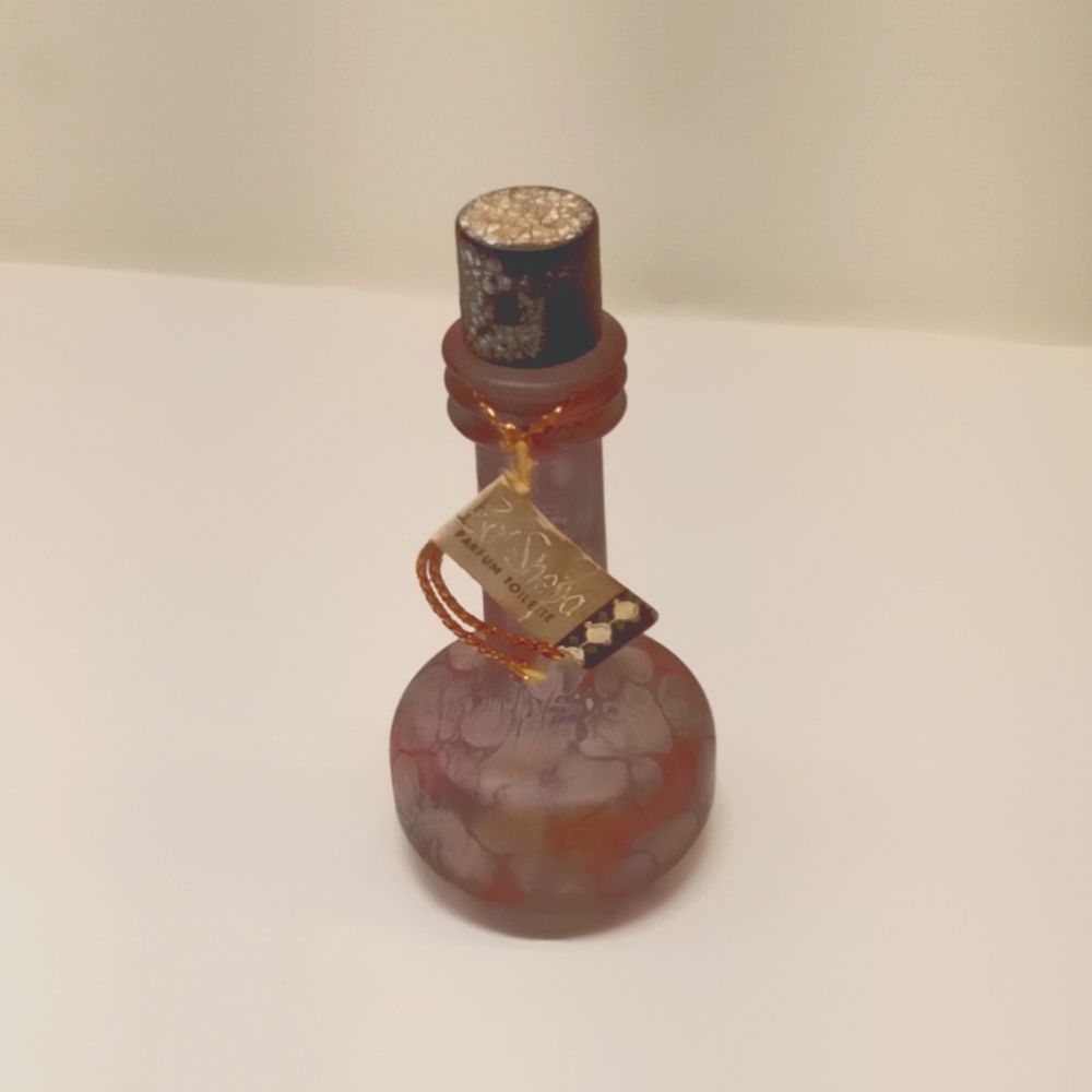 Vintage Bat Sheba Parfum Toilette Empty Bottle Tag Judith Muller Israel Exotic
